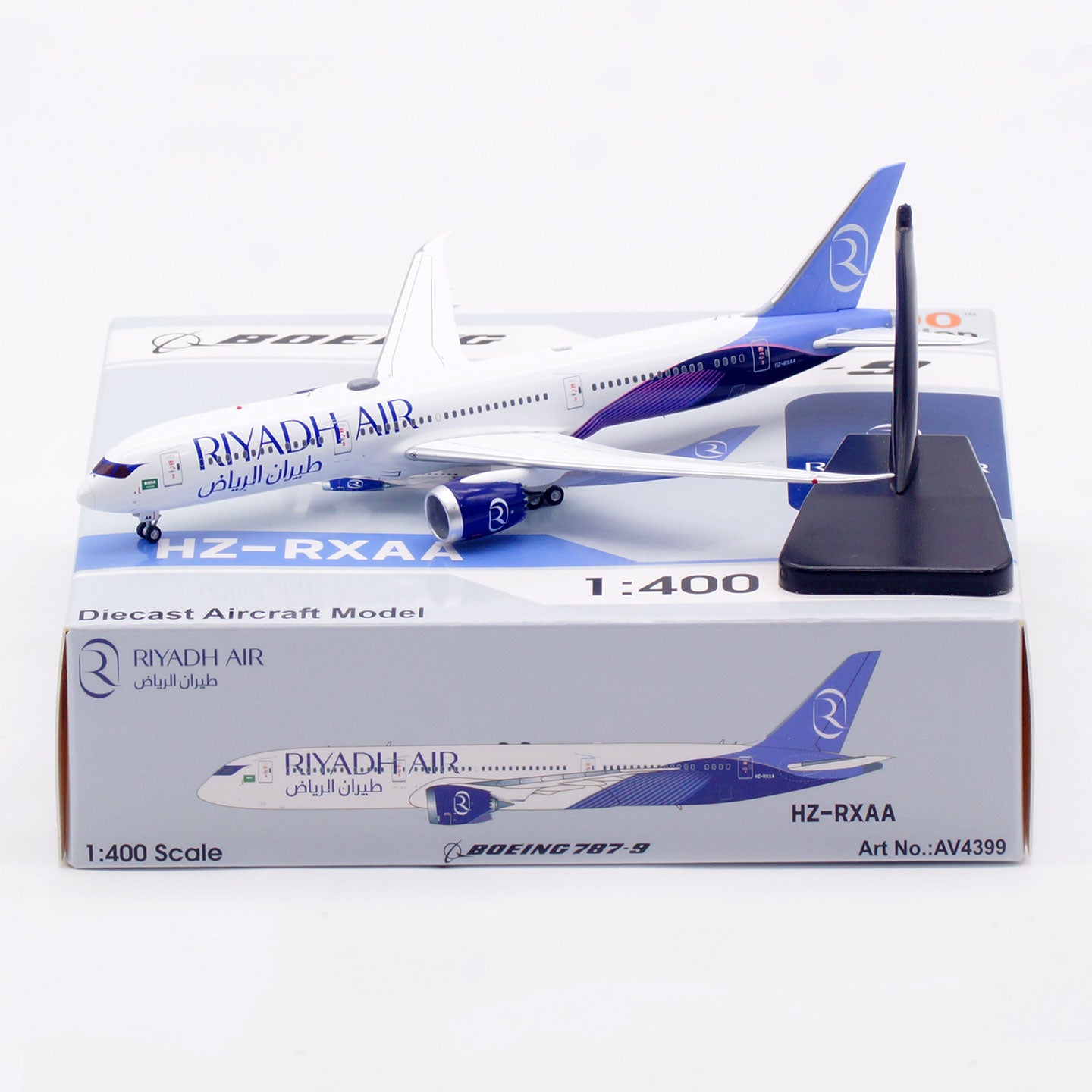 1/400 Riyadh Air B787-9 HZ-RXAA AV4399 - cover